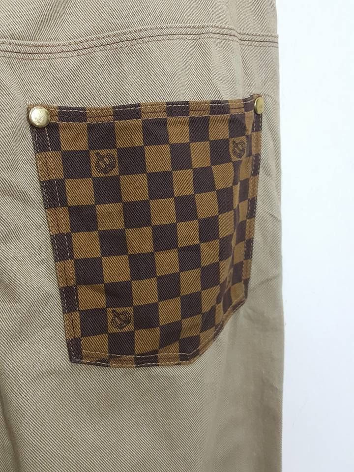 Japanese Brand × Octopus Octopus Army Japan Brand Checked Plaid Patched Pants Size US 32 / EU 48 - 5 Thumbnail