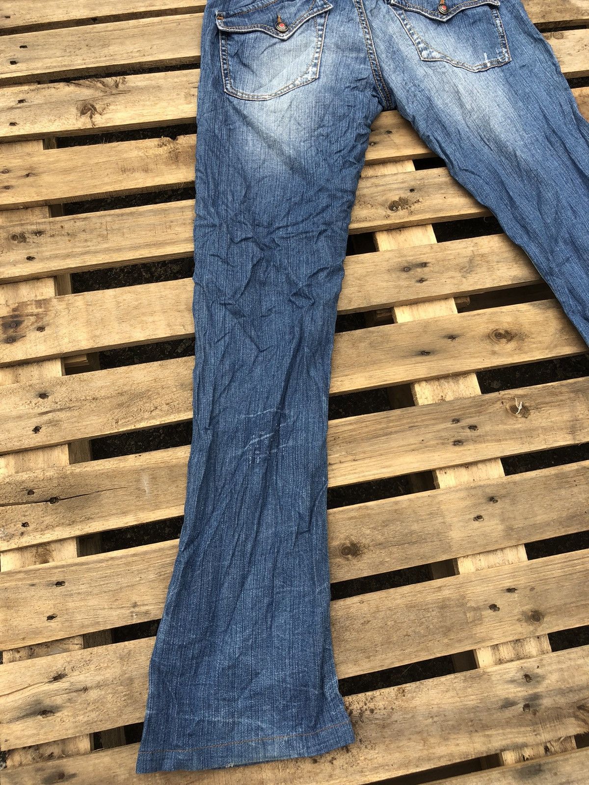 Vintage BONAVENTURE jeans Made in Romania flare cut size 31 Size US 31 - 12 Thumbnail