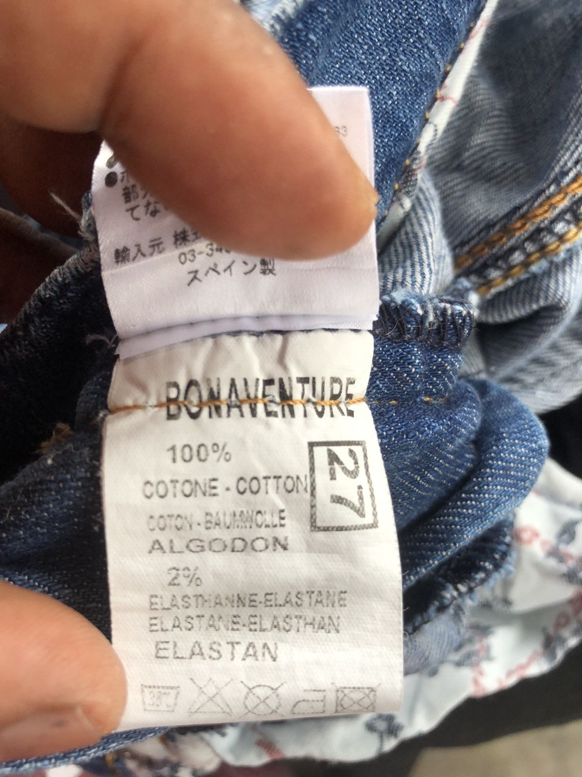 Vintage BONAVENTURE jeans Made in Romania flare cut size 31 Size US 31 - 14 Thumbnail