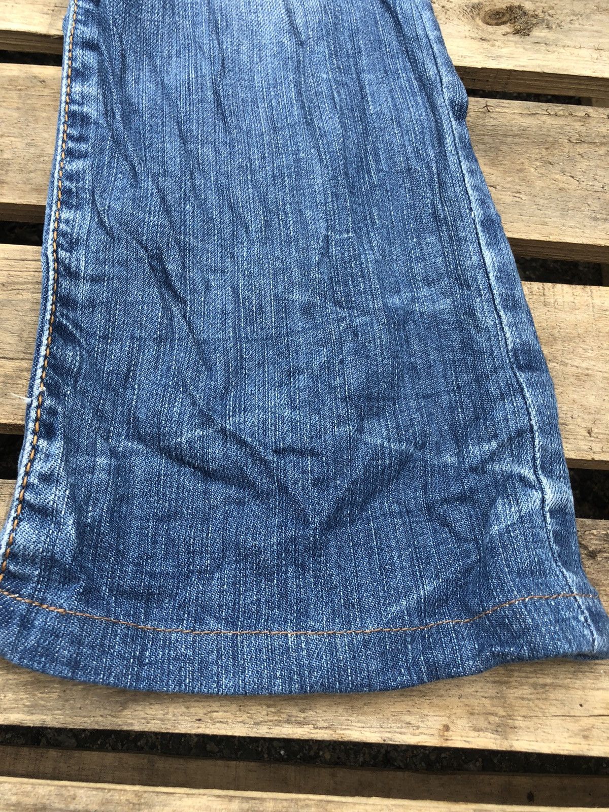 Vintage BONAVENTURE jeans Made in Romania flare cut size 31 Size US 31 - 6 Thumbnail