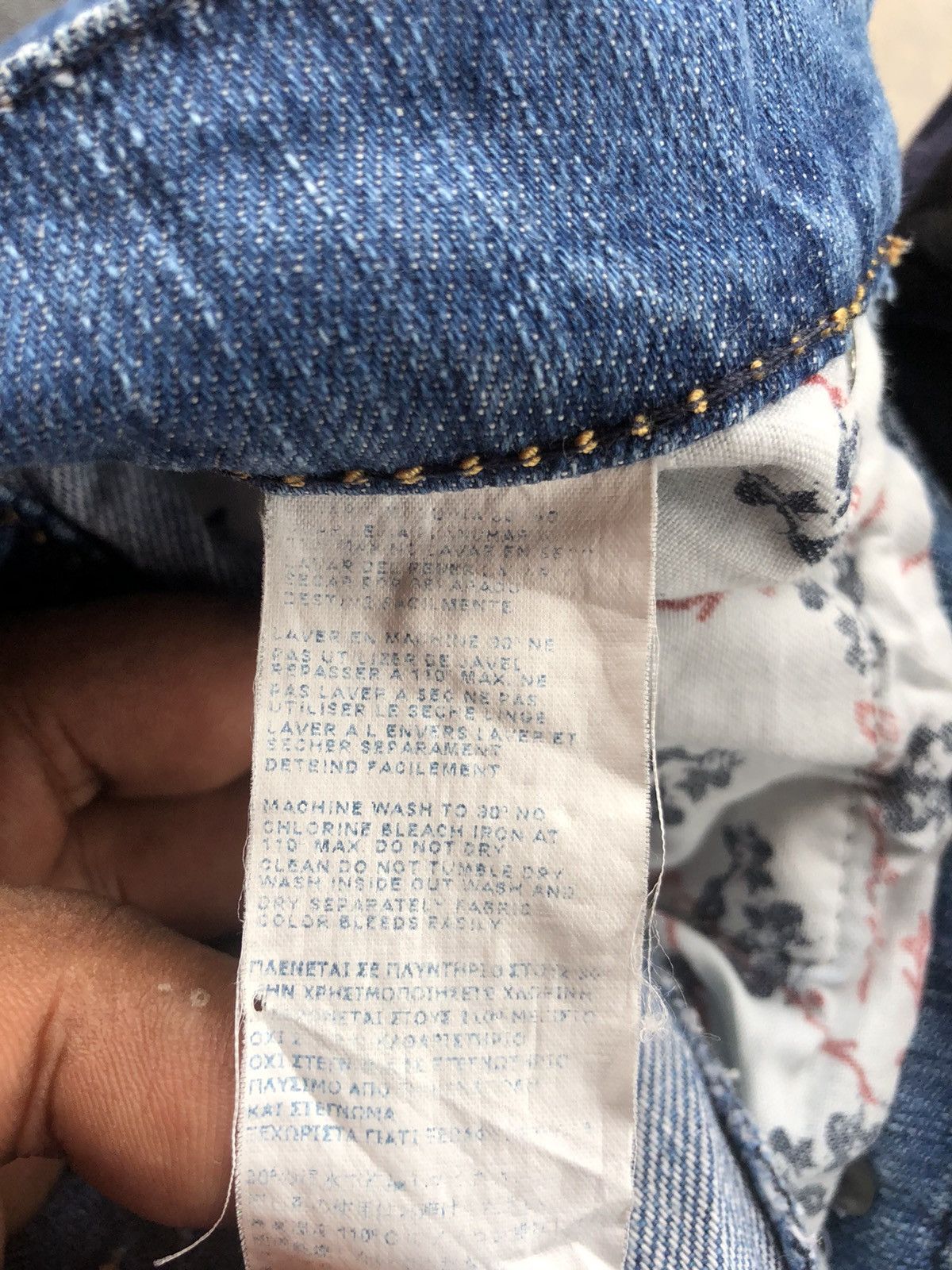 Vintage BONAVENTURE jeans Made in Romania flare cut size 31 Size US 31 - 15 Thumbnail