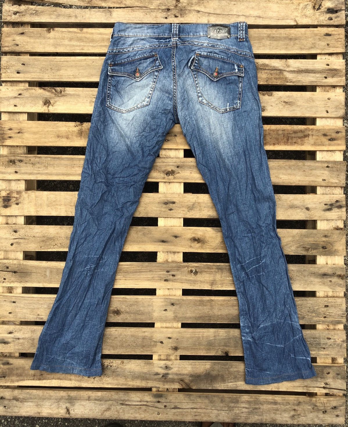 Vintage BONAVENTURE jeans Made in Romania flare cut size 31 Size US 31 - 8 Thumbnail
