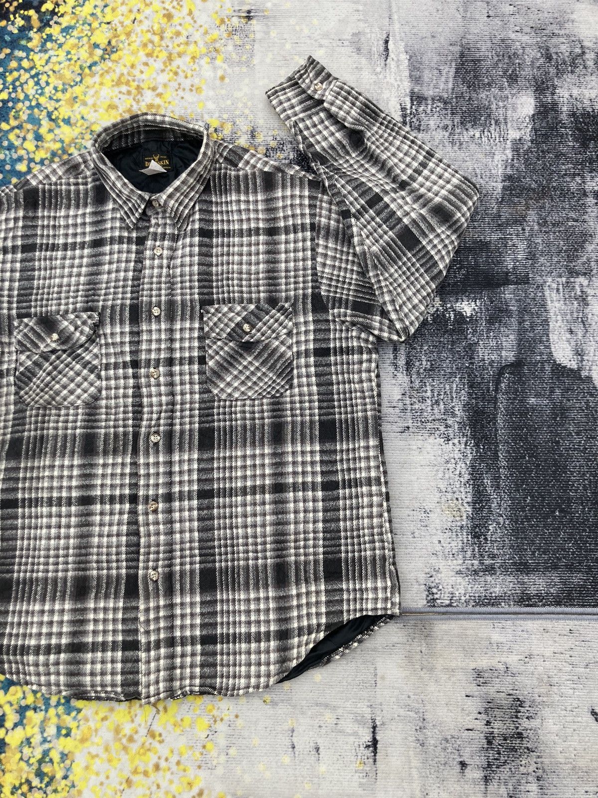 Flannel ⭐️BIDDING OFFER⭐️ DEERSKIN CHECKERED FLANNEL Size US XL / EU 56 / 4 - 4 Thumbnail
