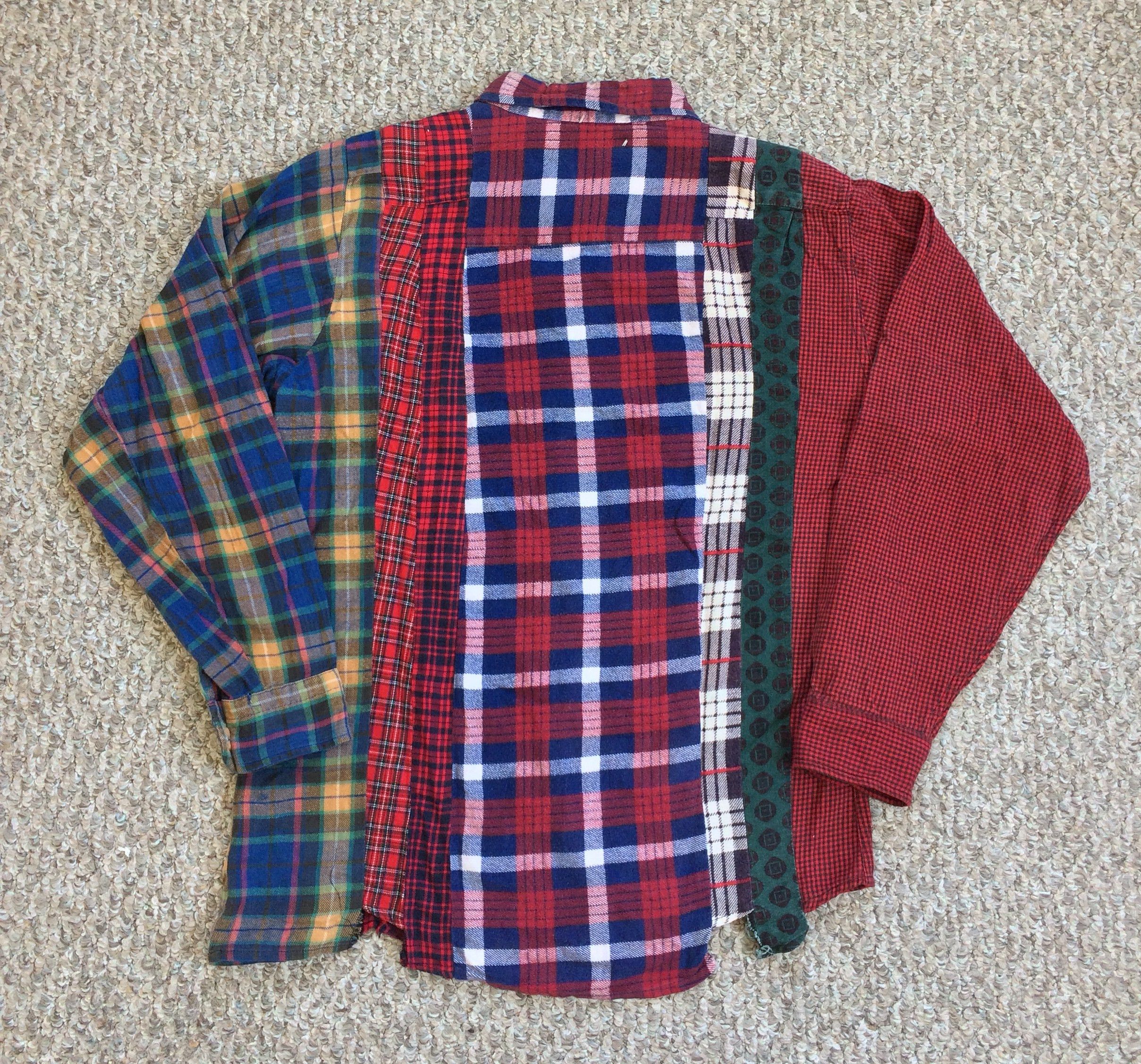 Needles Early 7 Cut Rebuild Flannel! Size US S / EU 44-46 / 1 - 4 Thumbnail