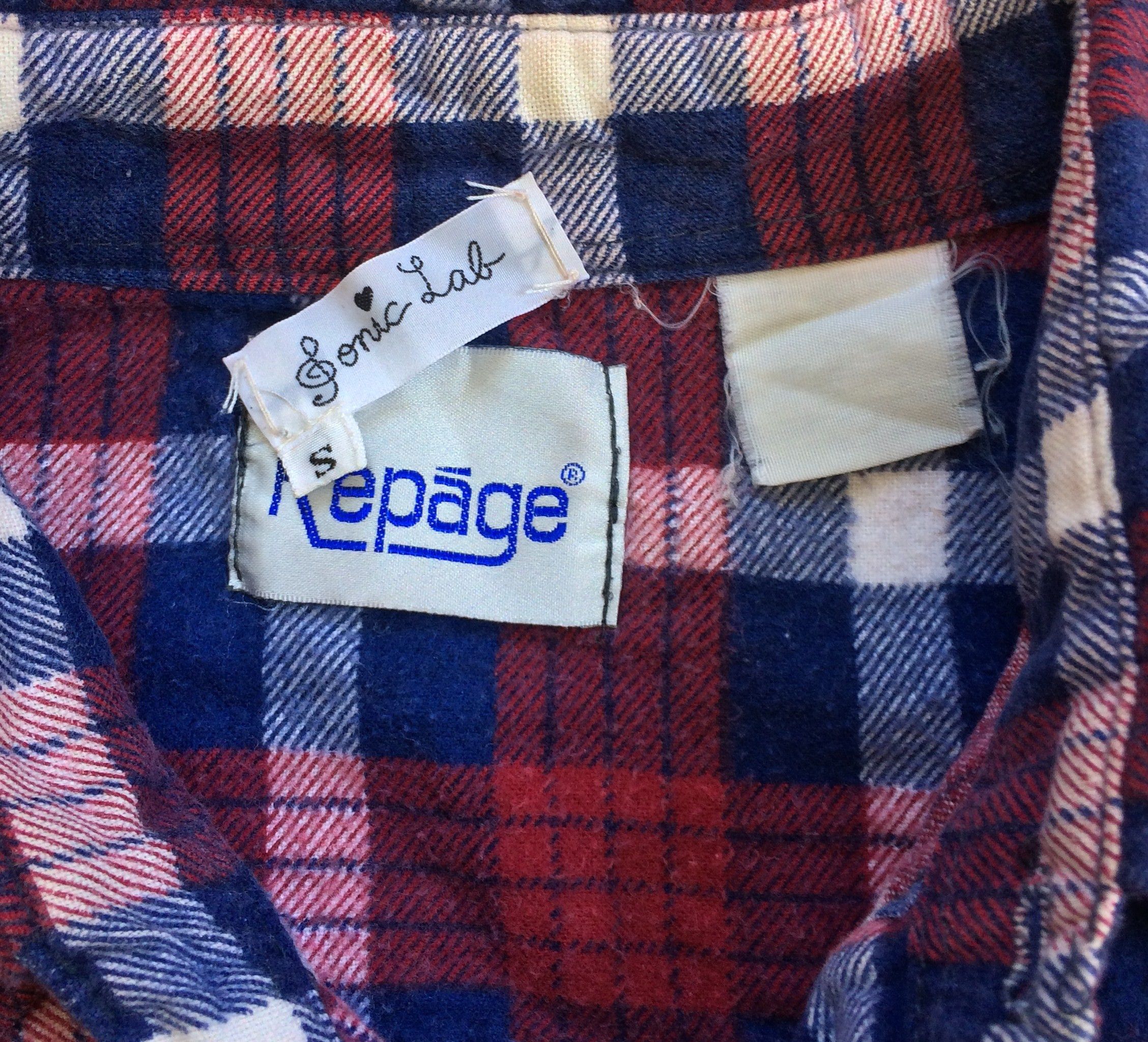 Needles Early 7 Cut Rebuild Flannel! Size US S / EU 44-46 / 1 - 3 Thumbnail