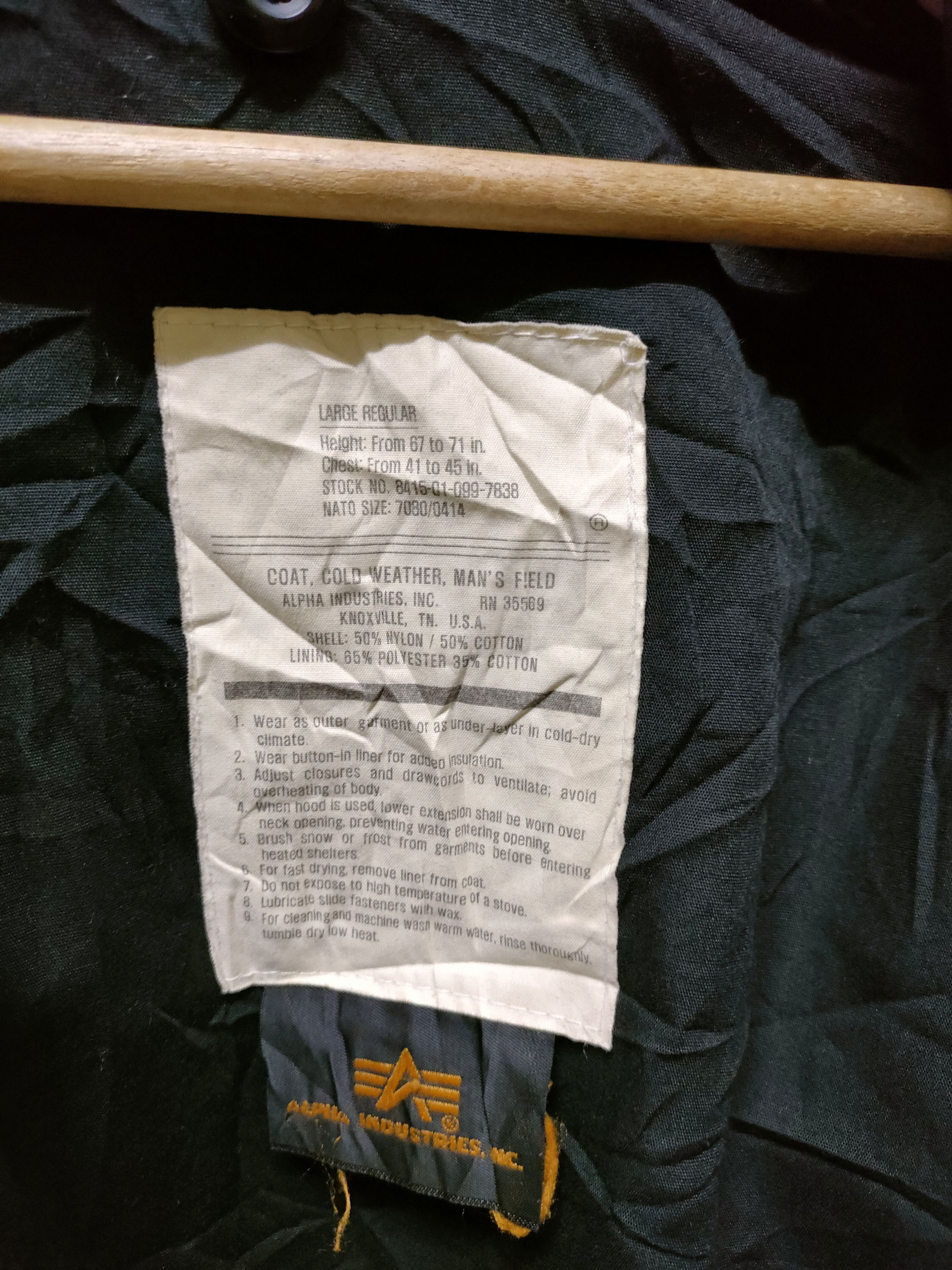 Alpha Industries Alpha Industries M65 Jacket Size US L / EU 52-54 / 3 - 5 Thumbnail