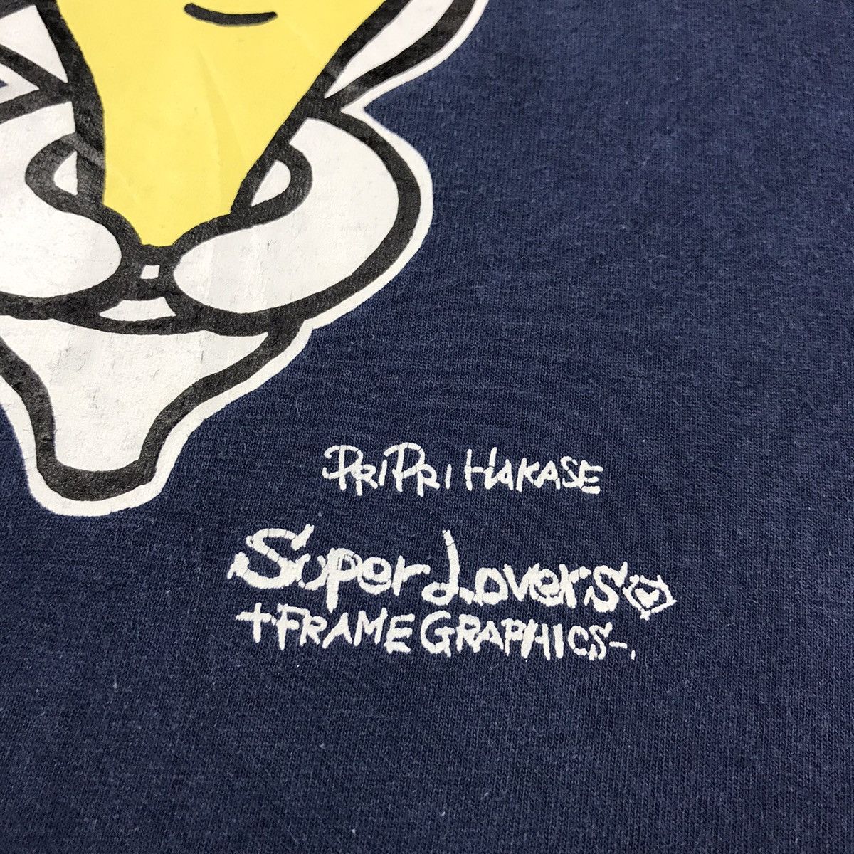 Japanese Brand × Vintage Rare OG vintage SUPER LOVERS japan x Frame Graphics t-shirt Size US L / EU 52-54 / 3 - 4 Thumbnail