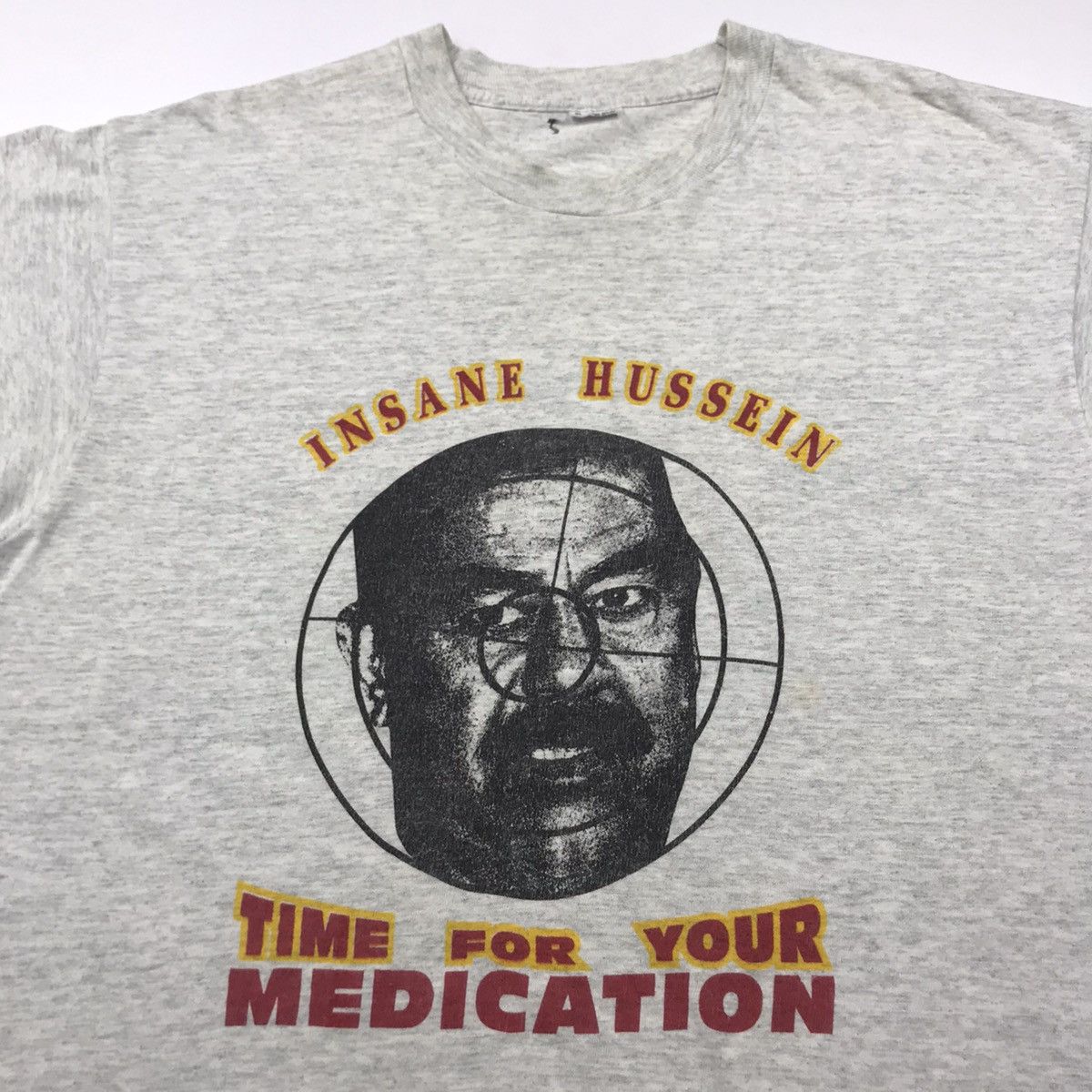 Vintage Rare Vintage Saddam Hussein public enemy t-shirt Size US XL / EU 56 / 4 - 3 Thumbnail