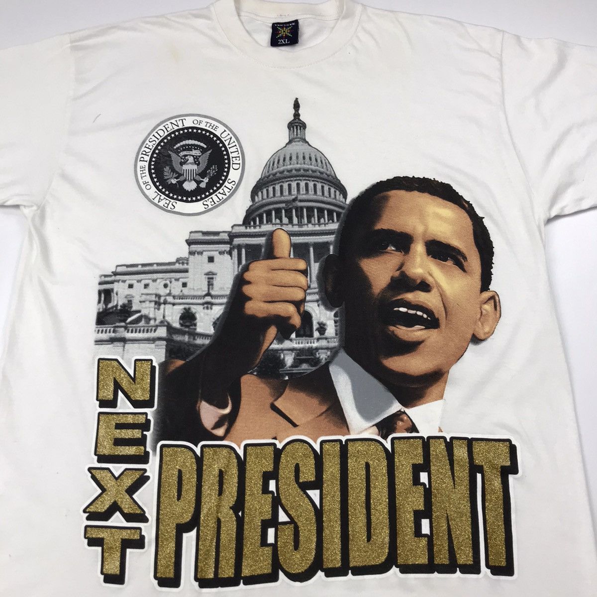 Rap Tees OBAMA Next President election promo nice design t-shirt Size US XXL / EU 58 / 5 - 3 Thumbnail