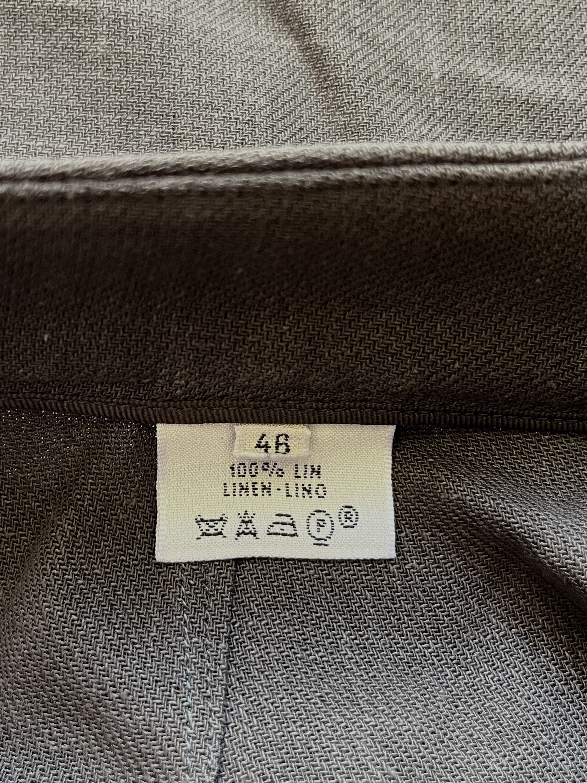 Hermes ⚡️QUICK SALE⚡️Hermes by Margiela Brown Linen Skirt Size 32" / US 10 / IT 46 - 5 Thumbnail