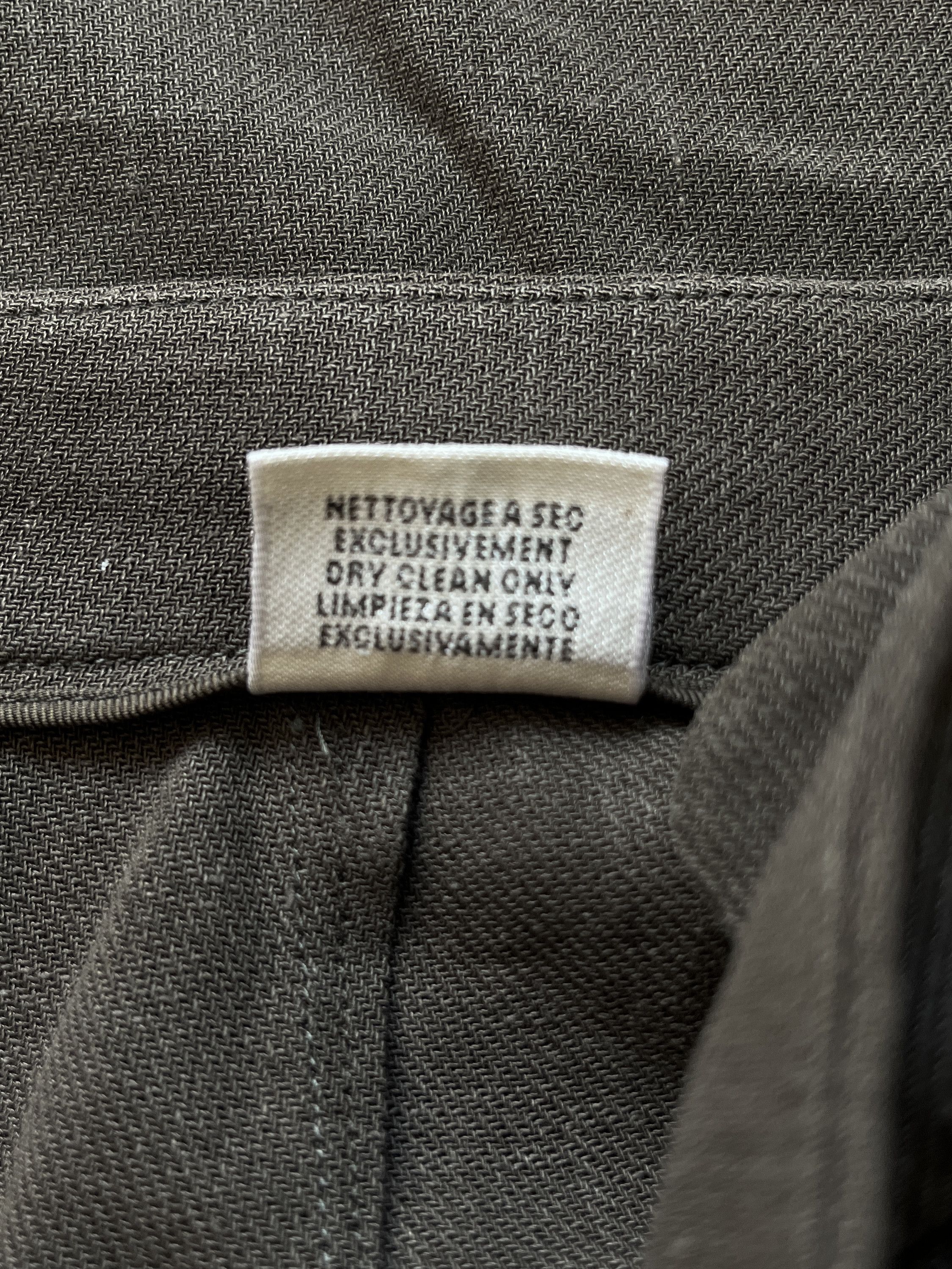 Hermes ⚡️QUICK SALE⚡️Hermes by Margiela Brown Linen Skirt Size 32" / US 10 / IT 46 - 4 Thumbnail