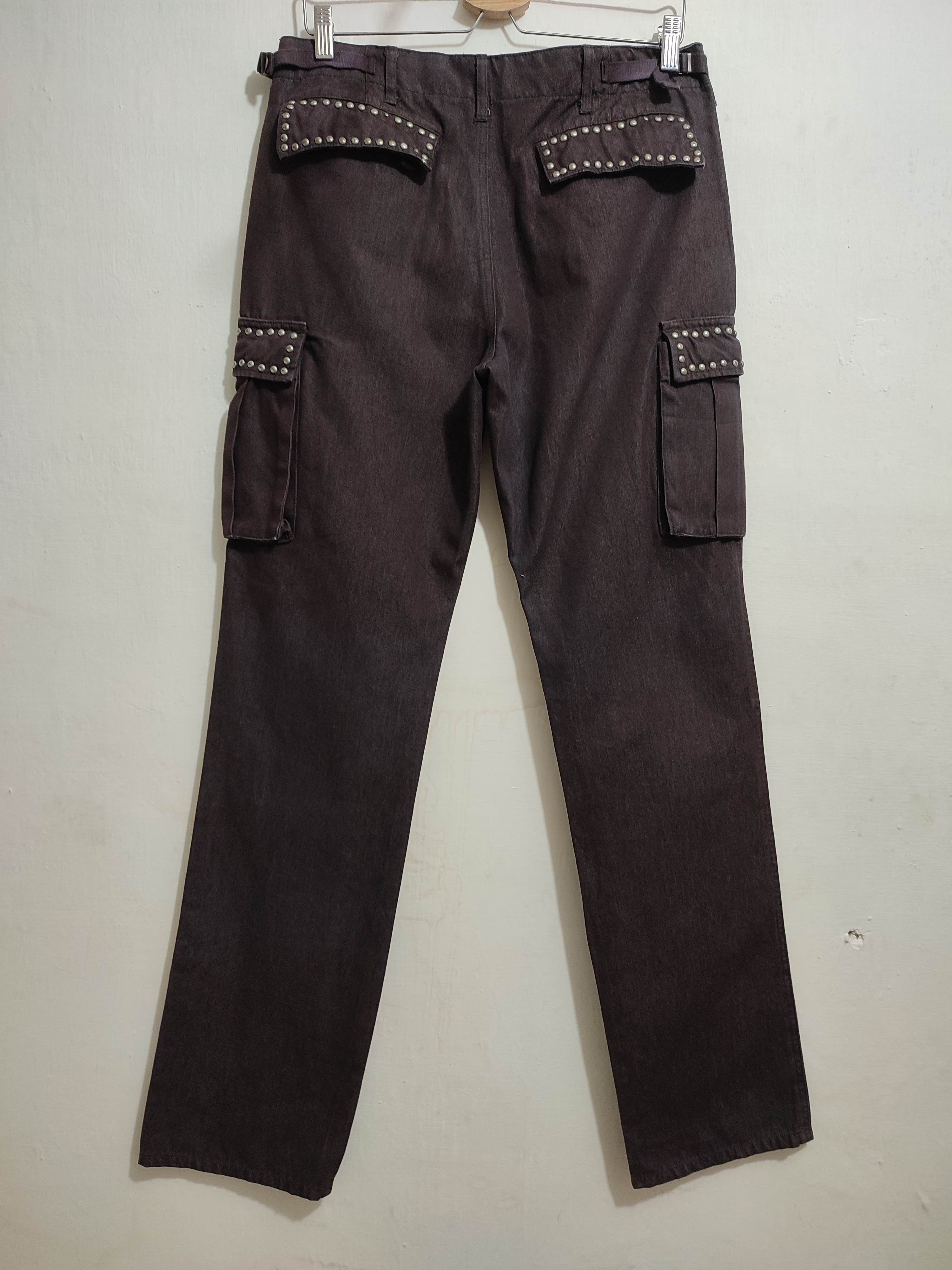 Japanese Brand 🔥Ringspun Japanese Cargo Pants Studded Design Size US 32 / EU 48 - 4 Thumbnail
