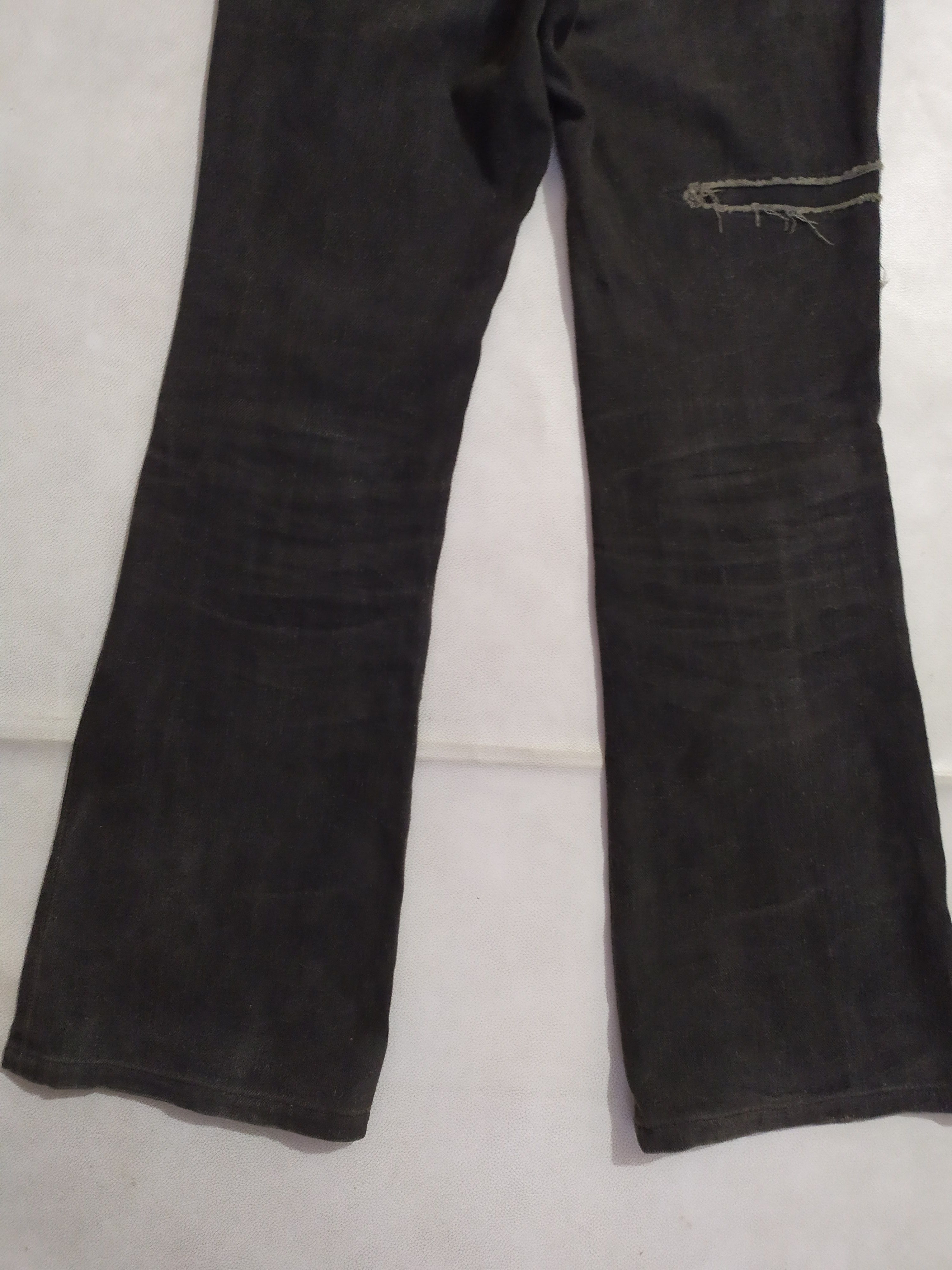 Japanese Brand 🔥Japanese BPN Distressed Patchwork flare Pants Size US 29 - 8 Thumbnail