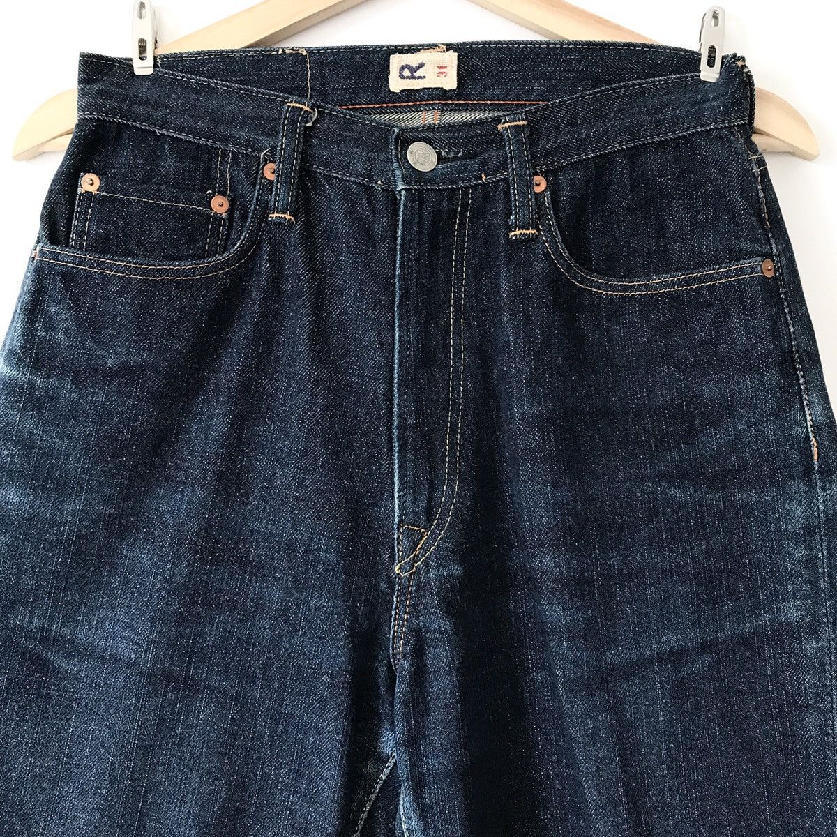 45rpm × Japanese Brand Authentic 45rpm Japan Two Rooster Indigo Classic Cut Denim Size US 31 - 2 Thumbnail