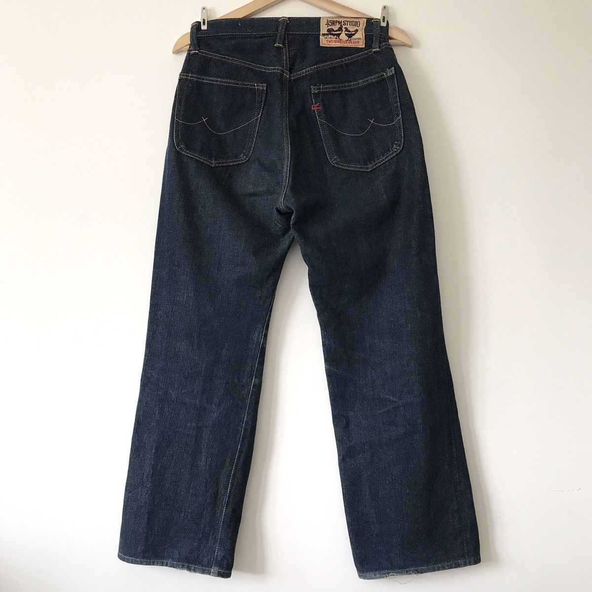 45rpm × Japanese Brand Authentic 45rpm Japan Two Rooster Indigo Classic Cut Denim Size US 31 - 4 Thumbnail