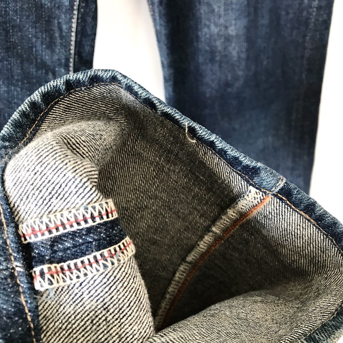 45rpm × Japanese Brand Authentic 45rpm Japan Two Rooster Indigo Classic Cut Denim Size US 31 - 7 Thumbnail