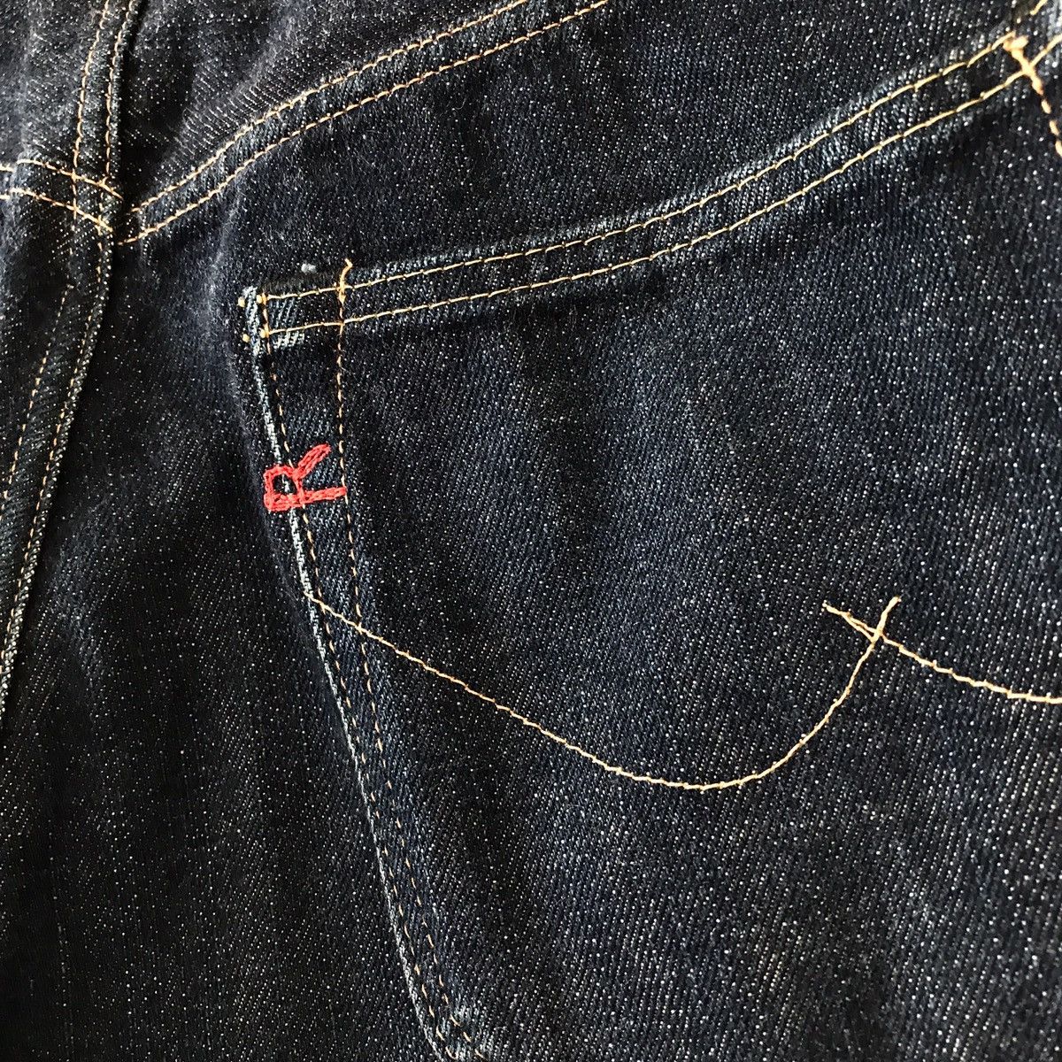 45rpm × Japanese Brand Authentic 45rpm Japan Two Rooster Indigo Classic Cut Denim Size US 31 - 5 Thumbnail