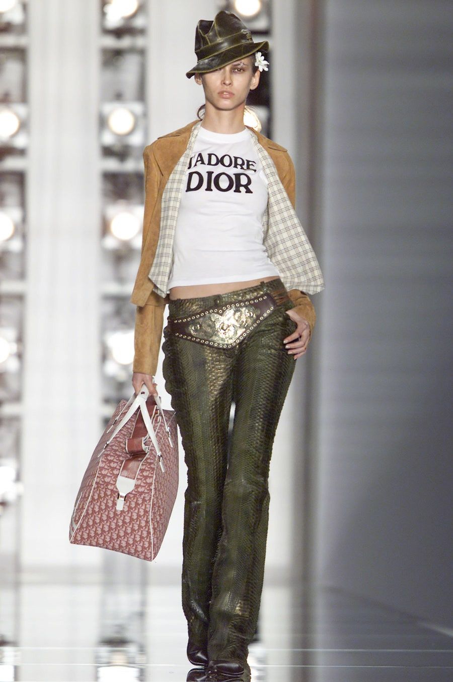 Dior × John Galliano Dior x Galliano - FW01 Runway Dior Trotter Duffle Bag Size ONE SIZE - 2 Thumbnail