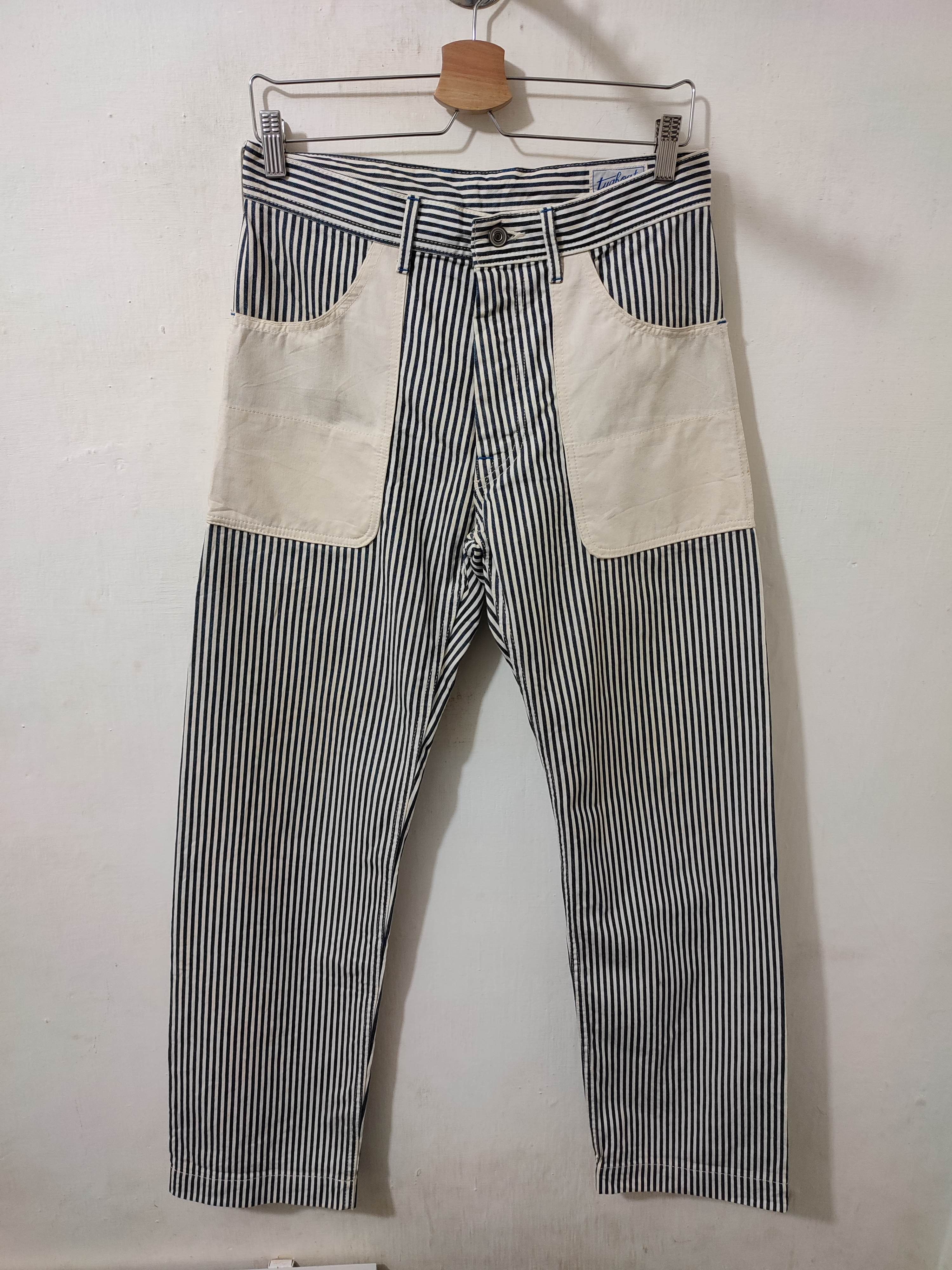 image of Workers Tugboat Garments Worker Pants in Stripe, Men's (Size 30)