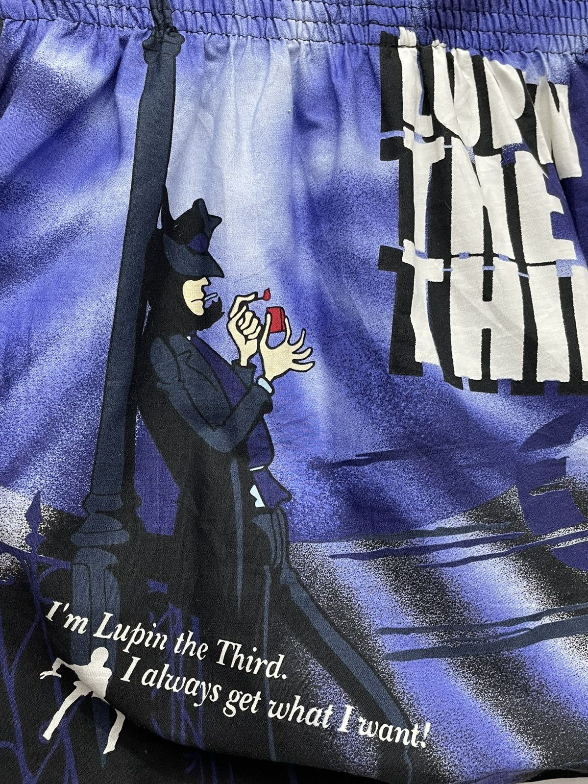 Anime LUPIN Gentleman Thief Japanese Manga Series Boxer Pants Size US 28 / EU 44 - 6 Thumbnail