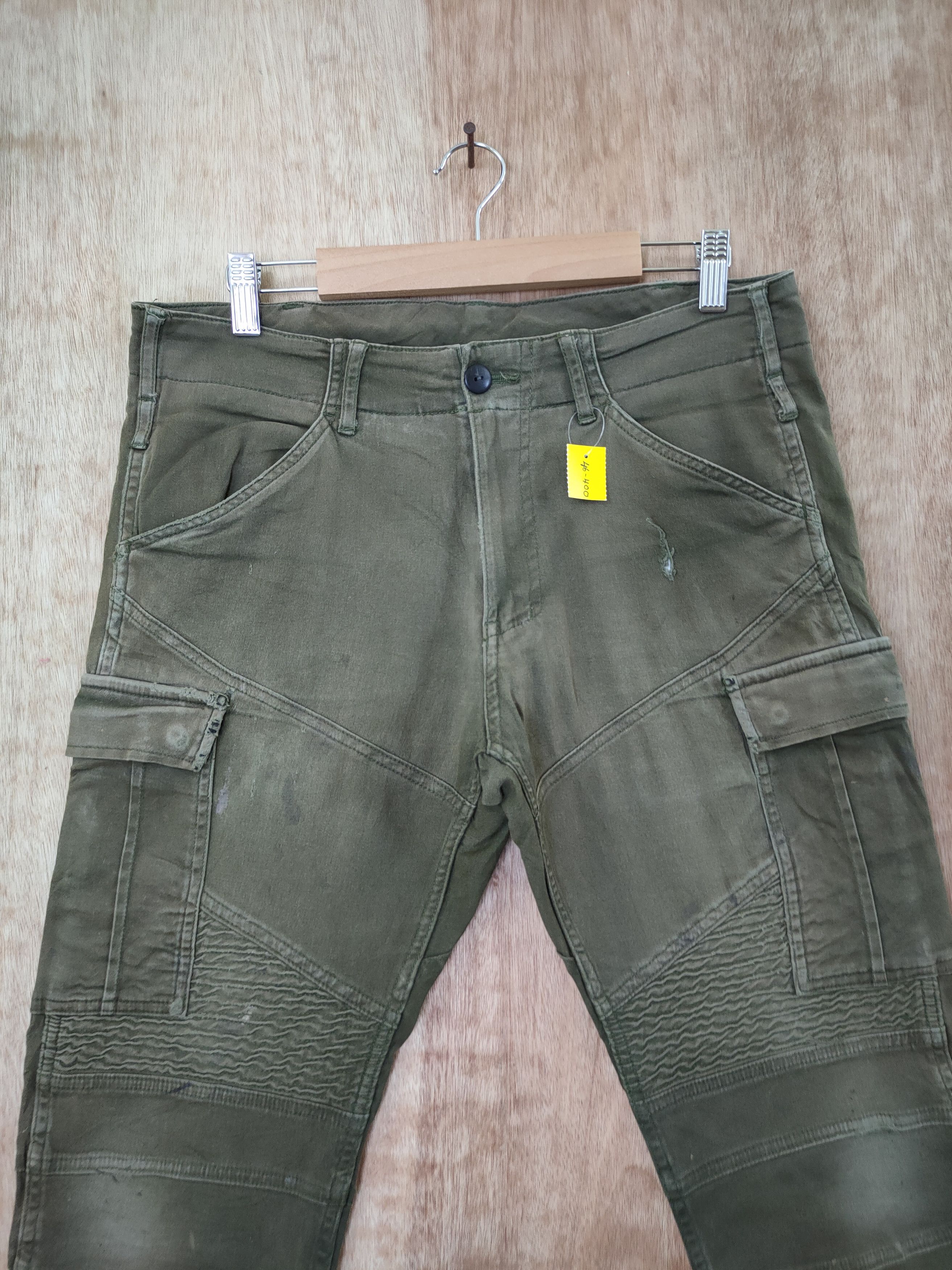 Japanese Brand DL Gladiotor utility streetwear vintage Cargo pants #46-400 Size US 32 / EU 48 - 3 Thumbnail