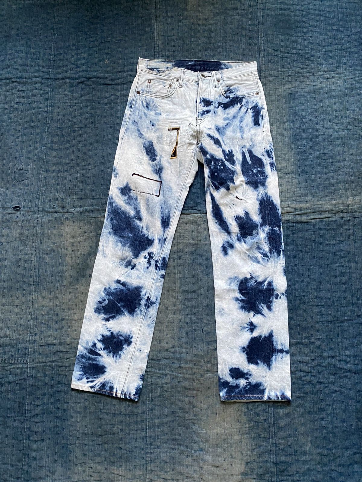 Kapital tie dye denim
