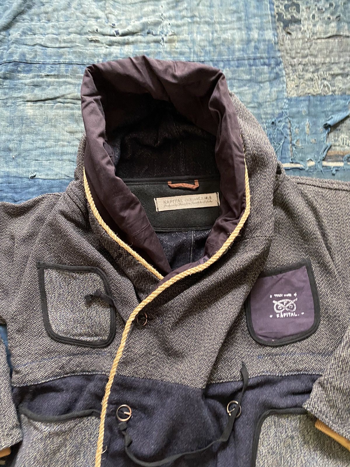 Kapital × Kapital Kountry kapital beach cross 2 tone ring coat Size US S / EU 44-46 / 1 - 3 Thumbnail