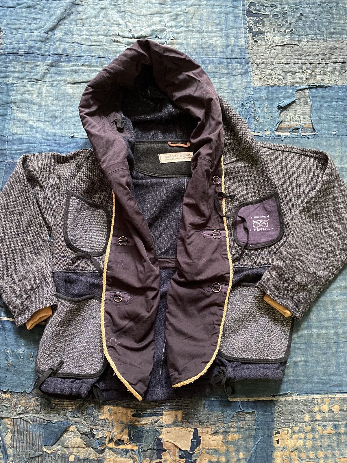 Kapital × Kapital Kountry kapital beach cross 2 tone ring coat Size US S / EU 44-46 / 1 - 1 Thumbnail