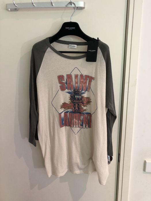 Saint Laurent Paris Saint Laurent Robot 3/4 Sleeve T Shirt | Grailed
