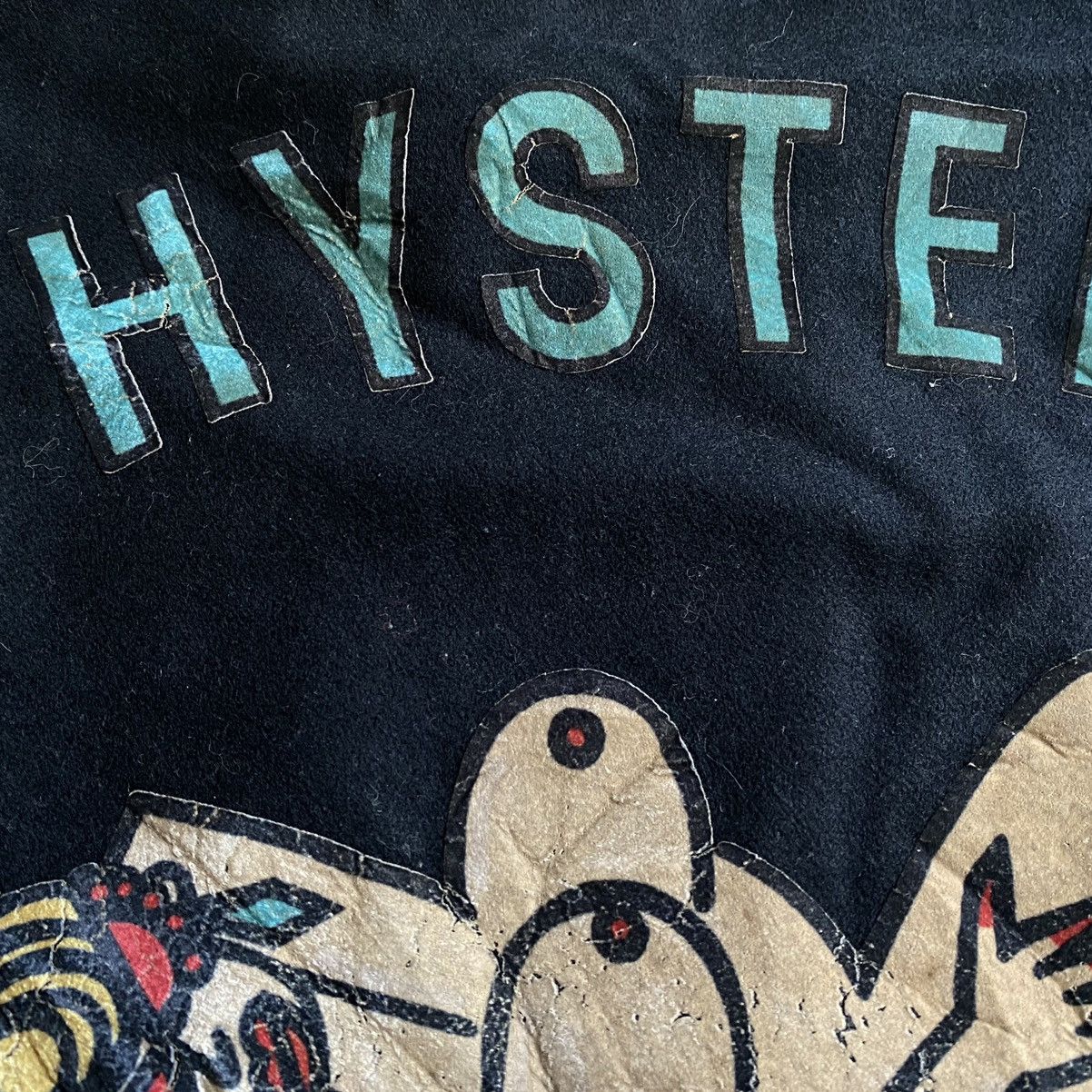Hysteric Glamour Hysteric Glamour Shearling Wool Varsity Jacket Size US L / EU 52-54 / 3 - 5 Thumbnail