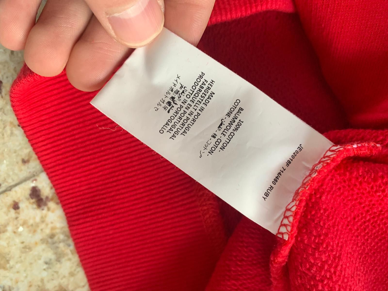 JW Anderson Universite Hoodie in Red Size US XS / EU 42 / 0 - 11 Thumbnail