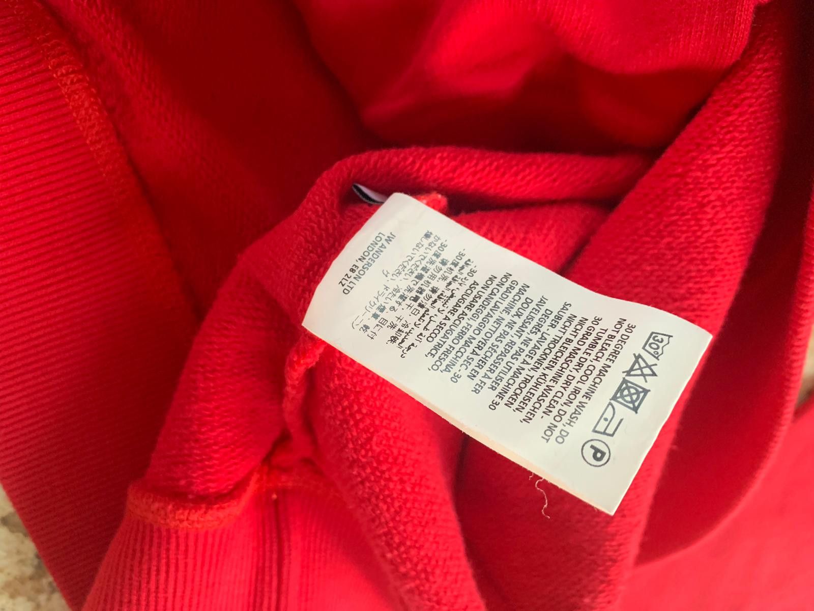 JW Anderson Universite Hoodie in Red Size US XS / EU 42 / 0 - 10 Thumbnail