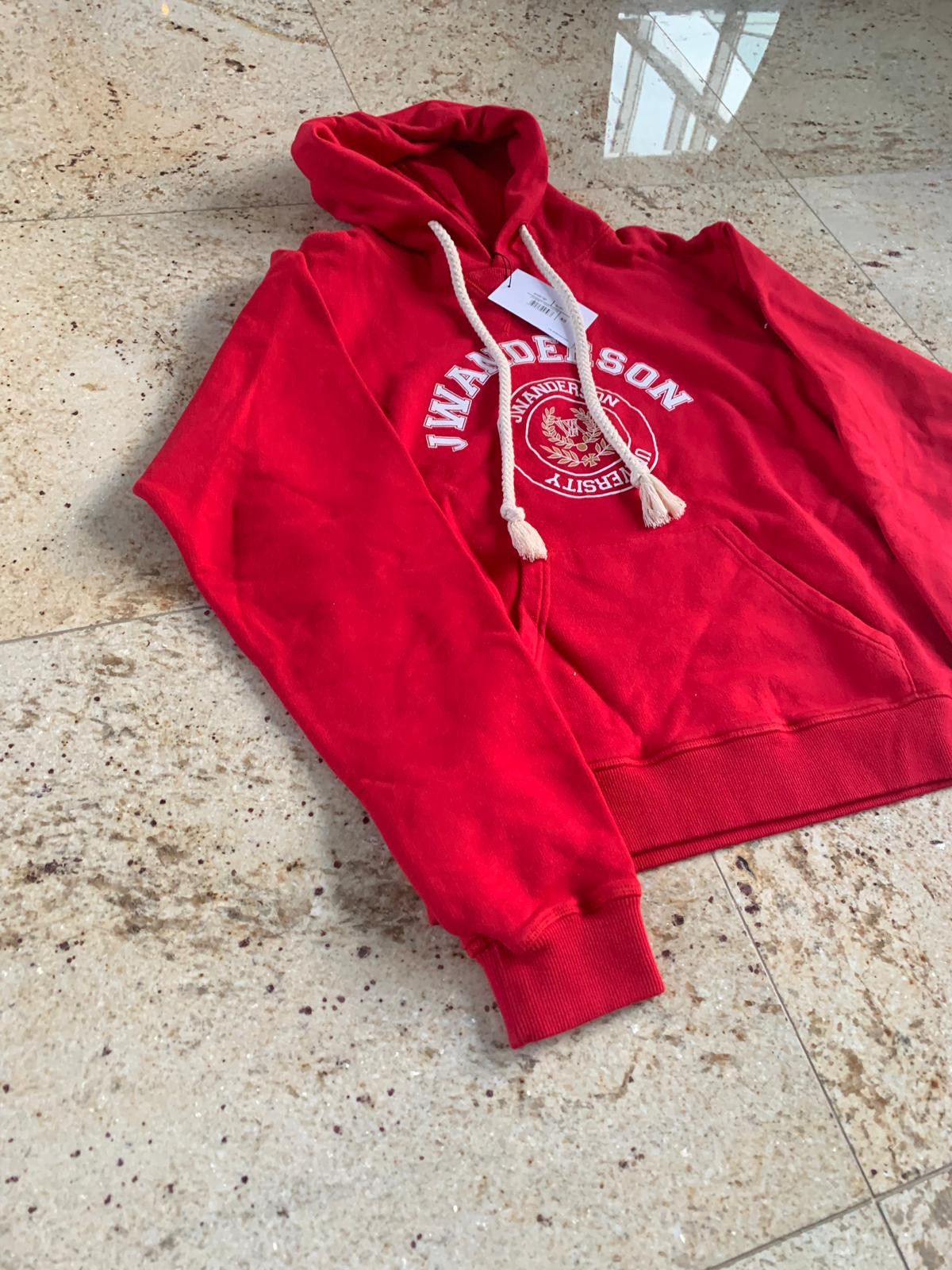 JW Anderson Universite Hoodie in Red Size US XS / EU 42 / 0 - 4 Thumbnail