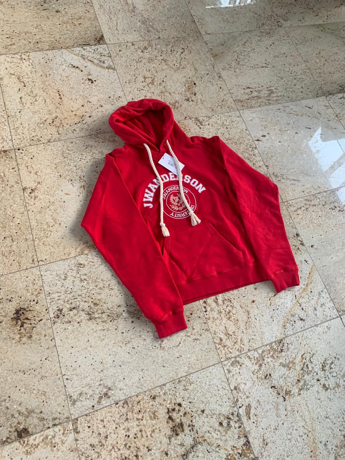 JW Anderson Universite Hoodie in Red Size US XS / EU 42 / 0 - 3 Thumbnail