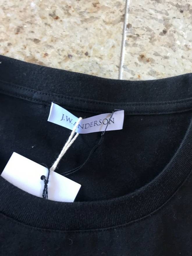 JW Anderson S-M-L Mercury Man Tee in Black Size US S / EU 44-46 / 1 - 10 Thumbnail