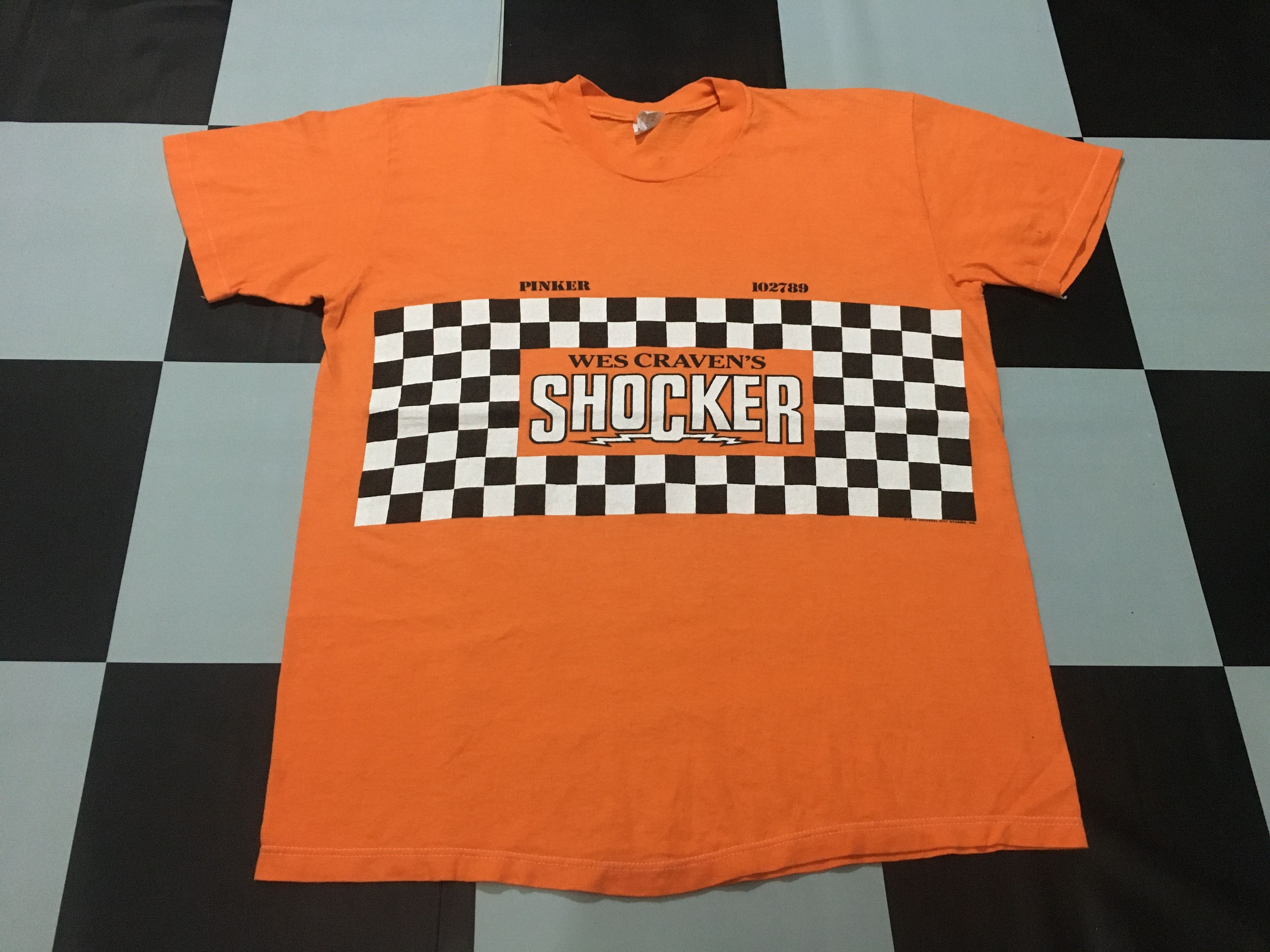 Expert Horror × Vintage Vintage Shocker shirt 1989 Wes Craven's Slasher Film Size US L / EU 52-54 / 3 - 3 Thumbnail