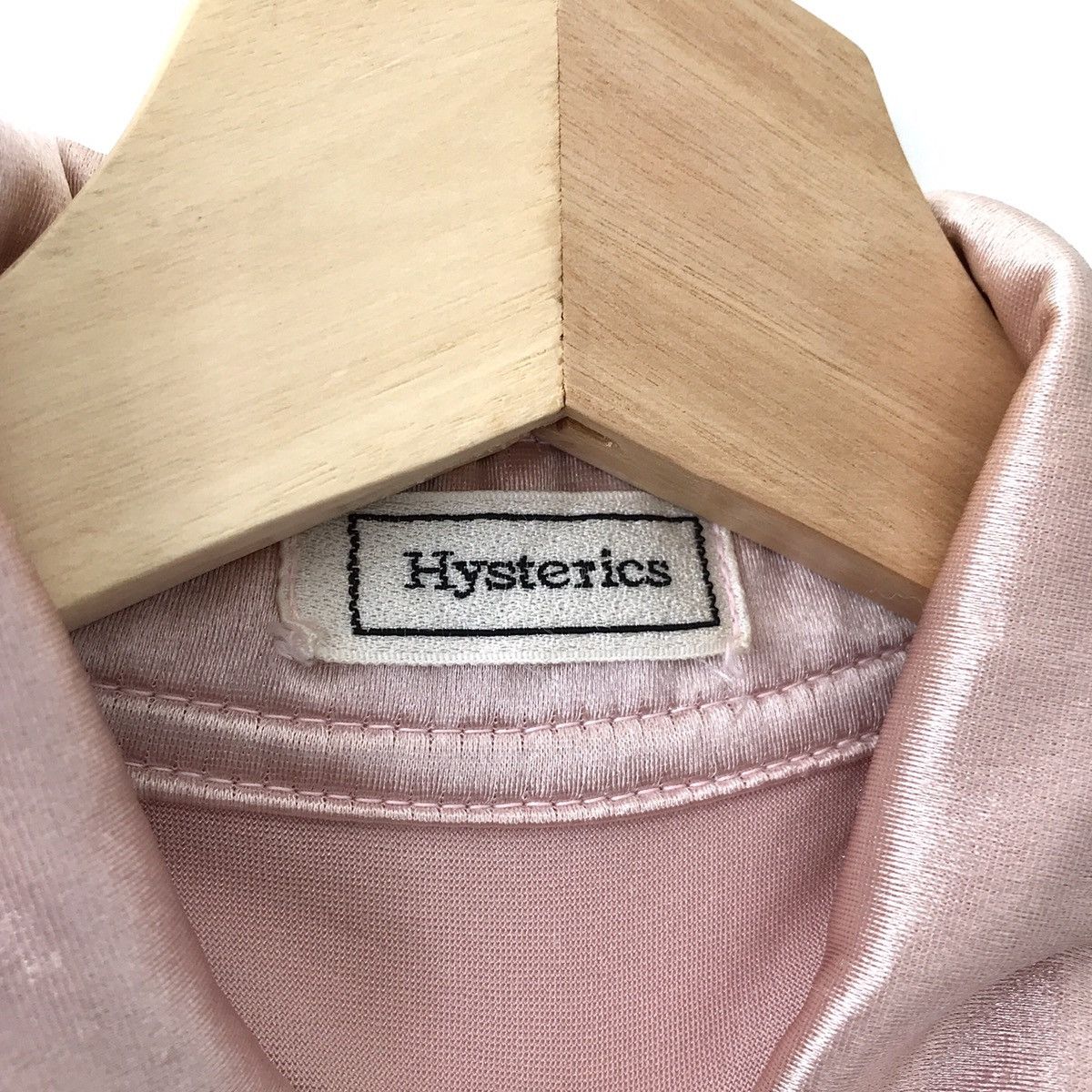 Hysteric Glamour × Vintage Authentic Hysteric Glamour Japan WMN Nylon Button Up Shirt Size ONE SIZE - 6 Thumbnail