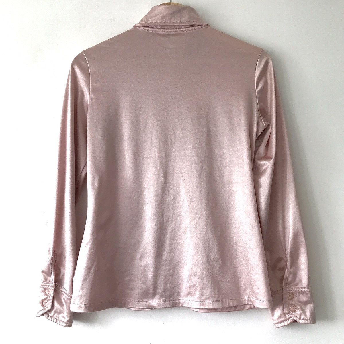 Hysteric Glamour × Vintage Authentic Hysteric Glamour Japan WMN Nylon Button Up Shirt Size ONE SIZE - 2 Thumbnail