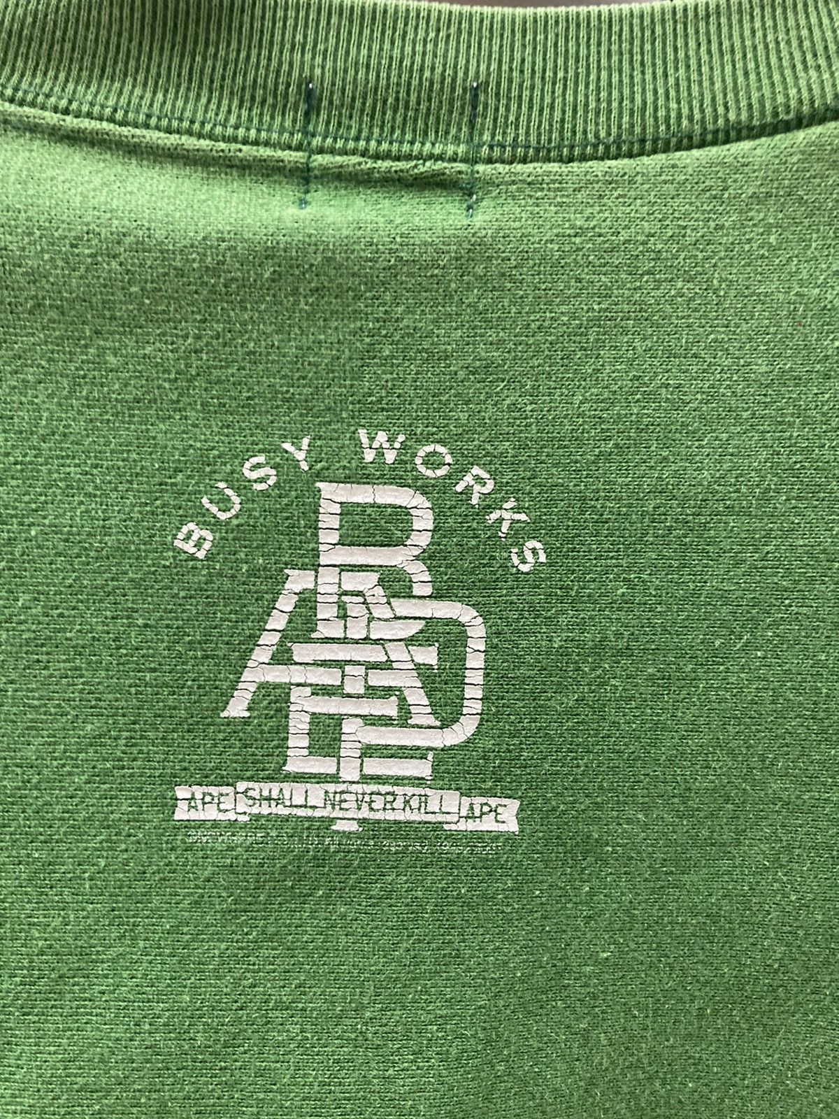 Bape × Vintage Vintage bathing ape buzy work sweaters Size US L / EU 52-54 / 3 - 3 Thumbnail