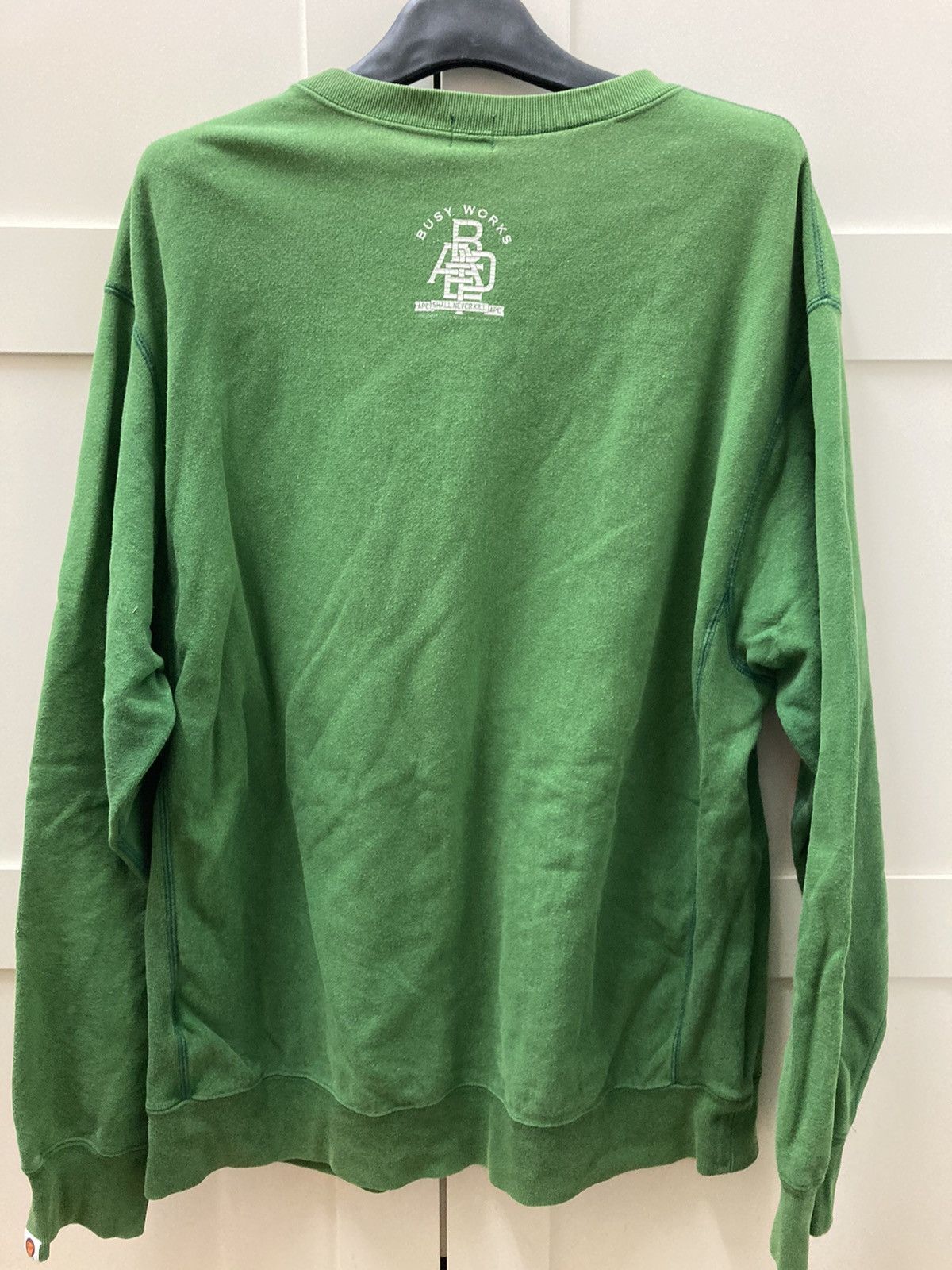 Bape × Vintage Vintage bathing ape buzy work sweaters Size US L / EU 52-54 / 3 - 4 Thumbnail