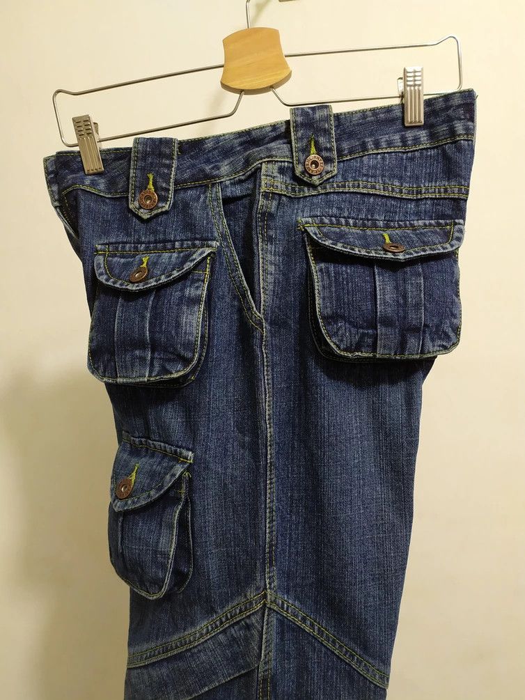 🔥Carven Paris Multi Pocket Gas Mask Straight jeans