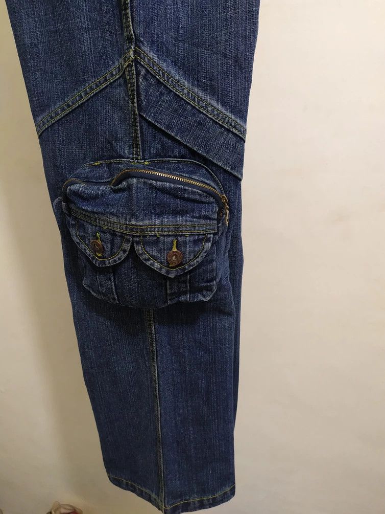 🔥Carven Paris Multi Pocket Gas Mask Straight jeans