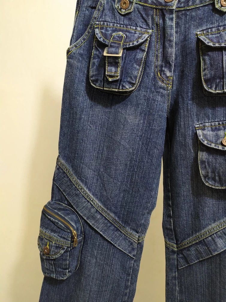 🔥Carven Paris Multi Pocket Gas Mask Straight jeans