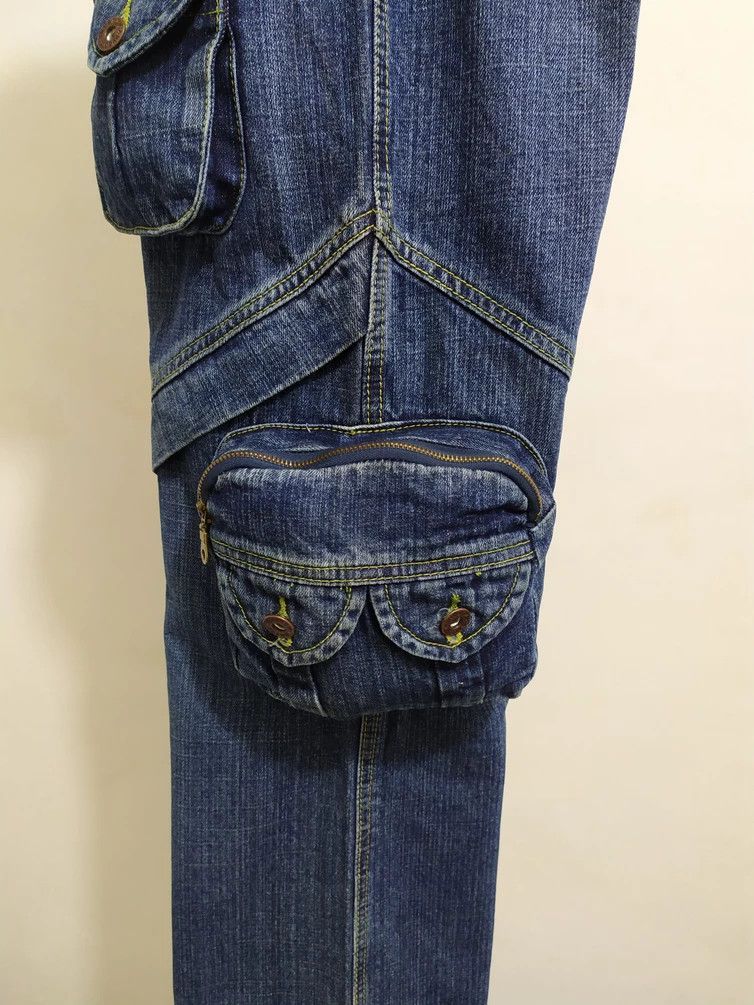 🔥Carven Paris Multi Pocket Gas Mask Straight jeans