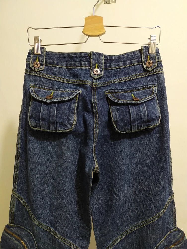 🔥Carven Paris Multi Pocket Gas Mask Straight jeans