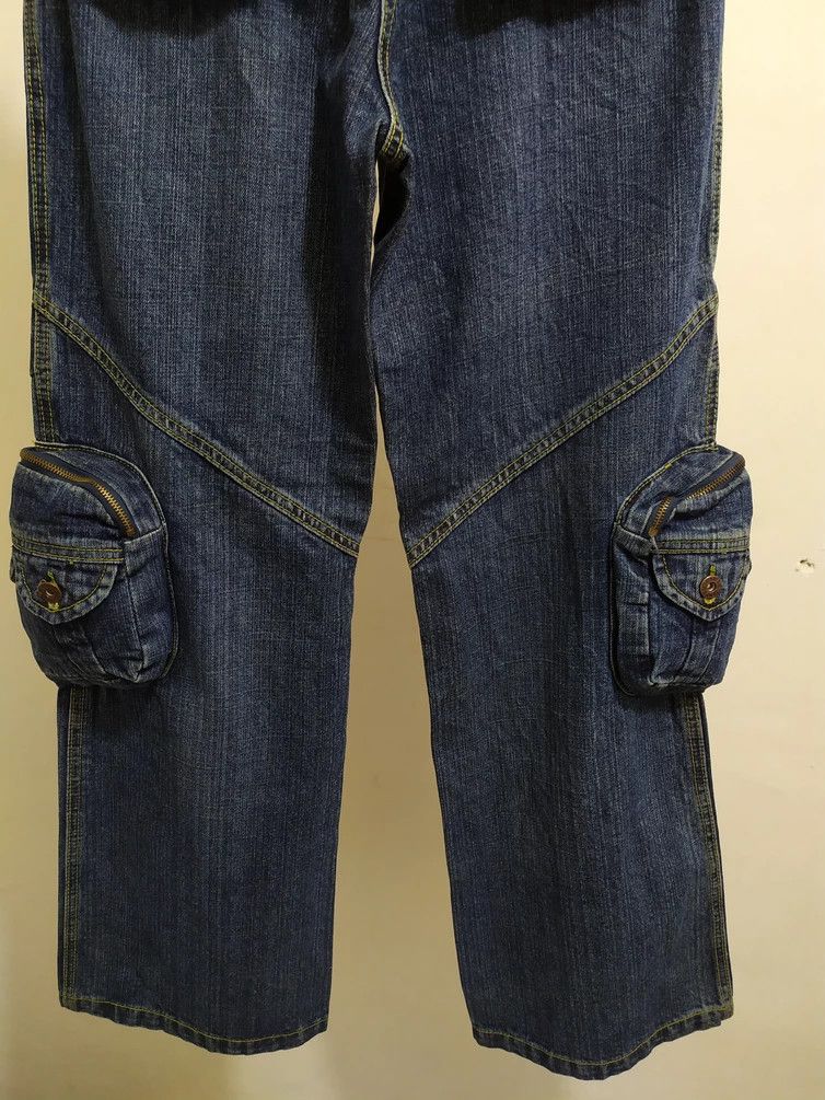 🔥Carven Paris Multi Pocket Gas Mask Straight jeans
