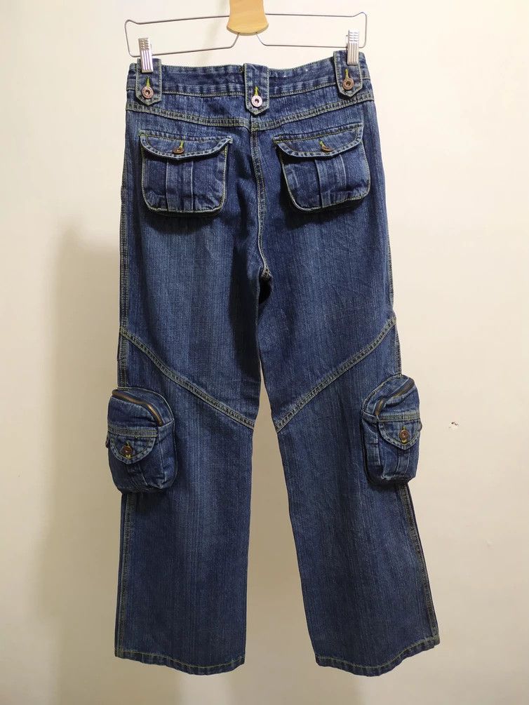 🔥Carven Paris Multi Pocket Gas Mask Straight jeans