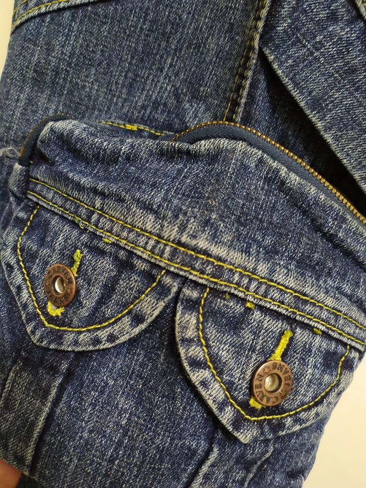 🔥Carven Paris Multi Pocket Gas Mask Straight jeans