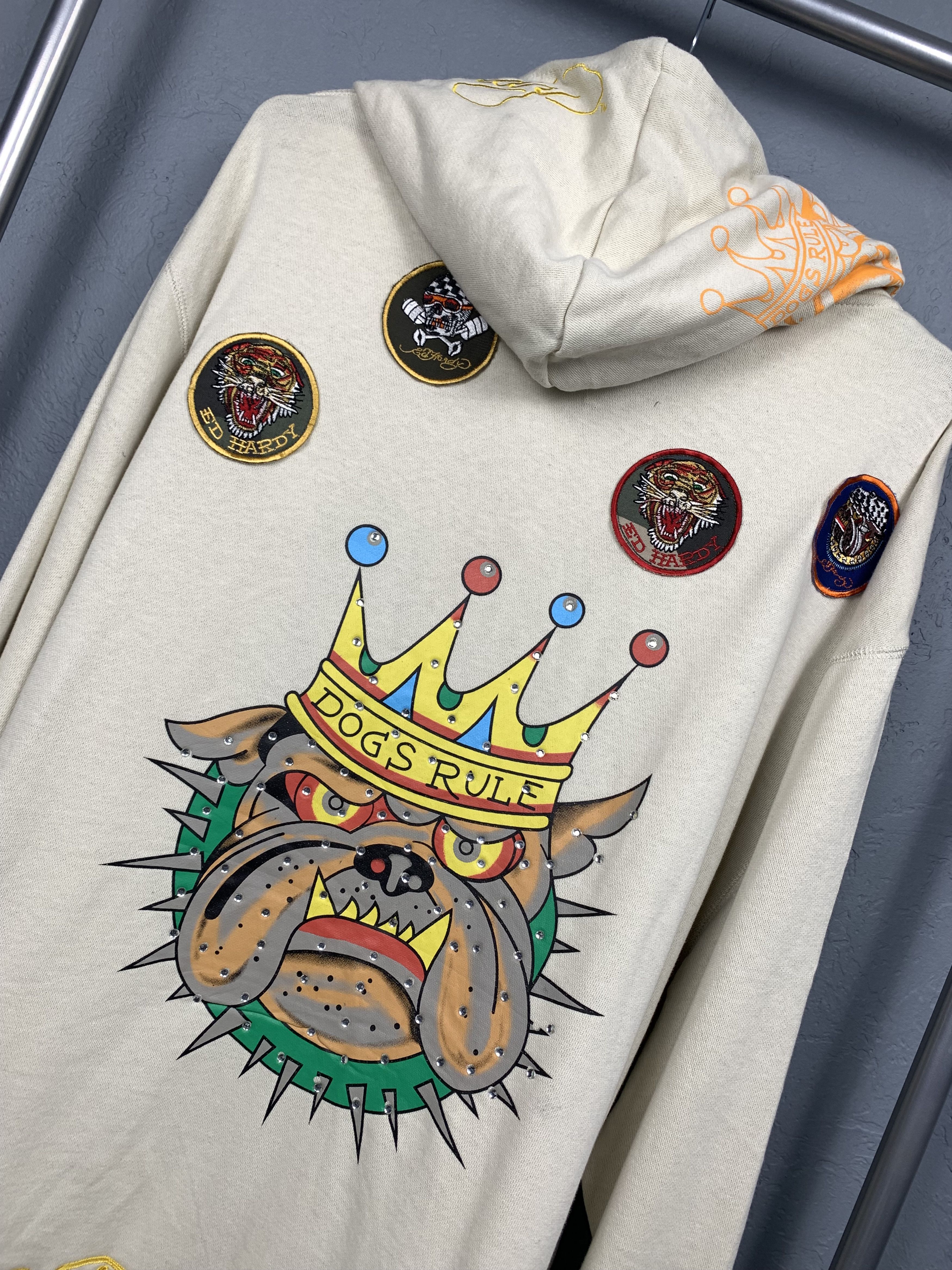 Christian Audigier Ed Hardy by Christian Audigier Hoodie Y2K Size US XXL / EU 58 / 5 - 2 Thumbnail