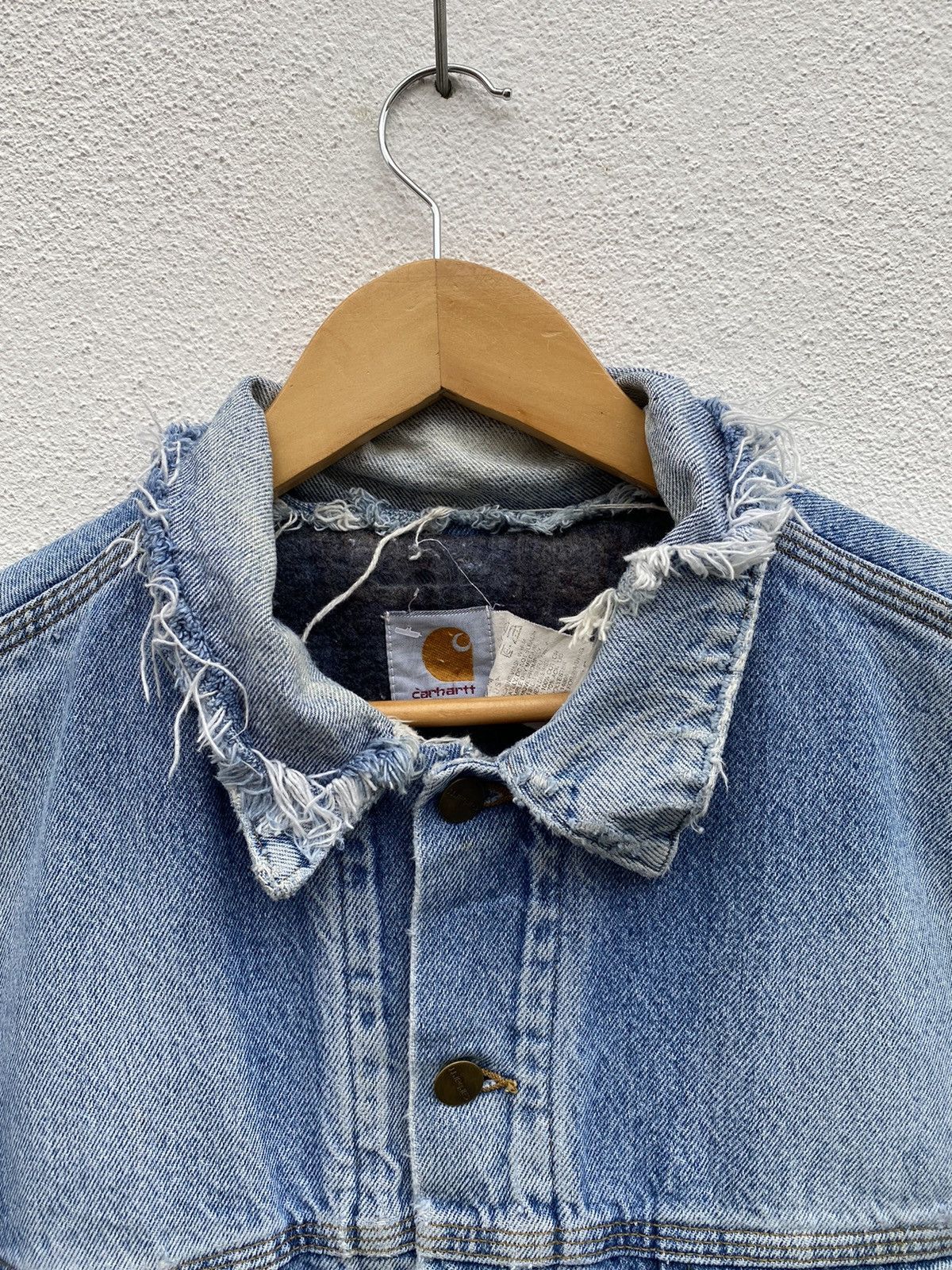 Carhartt Vintage Carhartt Detroit Chore lined blanket trucker jacket Size US L / EU 52-54 / 3 - 4 Thumbnail